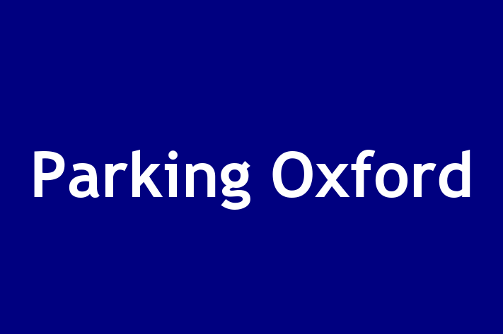 Parking Oxford