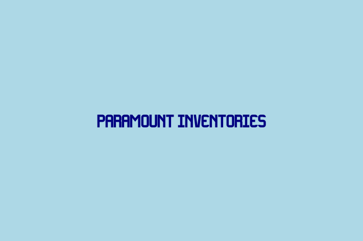 Paramount Inventories