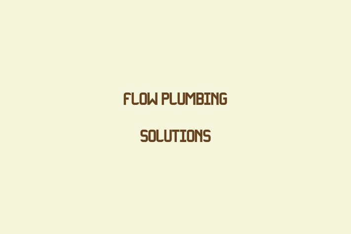 Flow Plumbing solutions