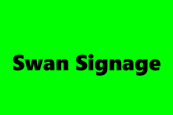 Swan Signage