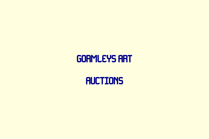 Gormleys Art Auctions