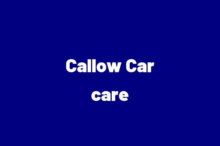 Callow Car care