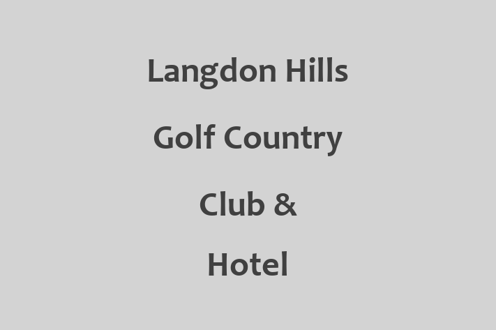 Langdon Hills Golf Country Club & Hotel