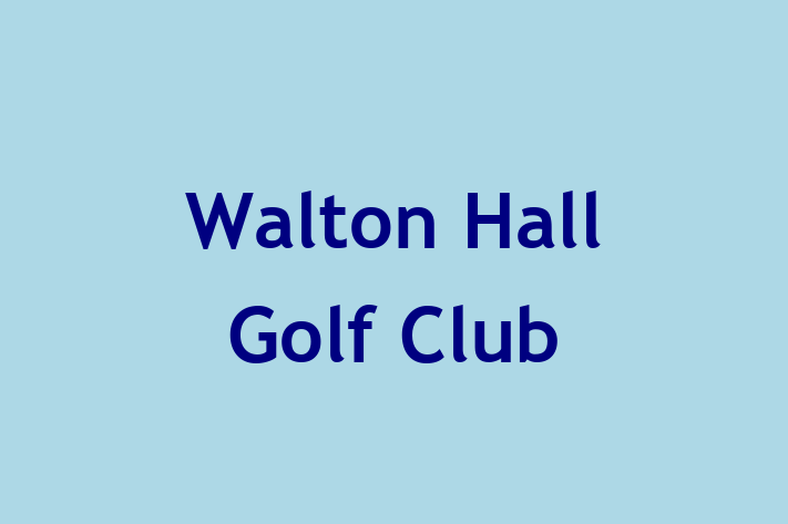 Walton Hall Golf Club