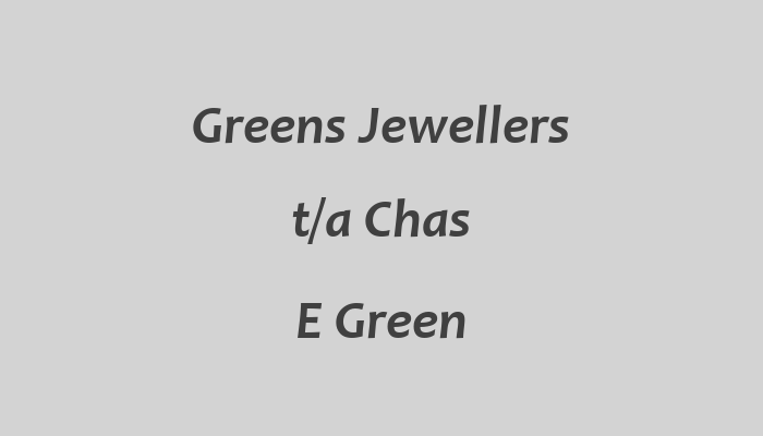 Greens Jewellers t/a Chas E Green