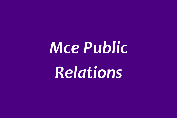 Mce Public Relations