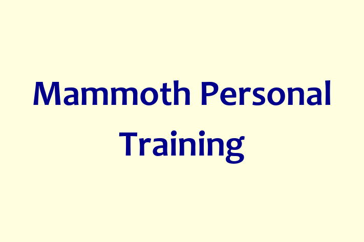 Mammoth Personal Training