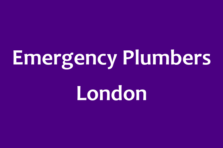 Emergency Plumbers London