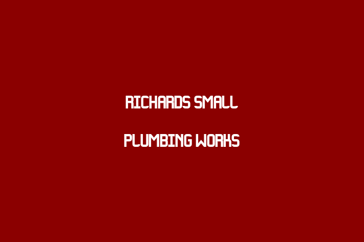 Richards small plumbing works