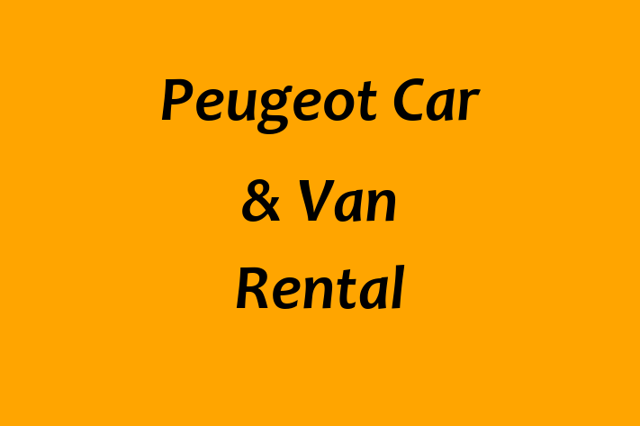 Peugeot Car & Van Rental