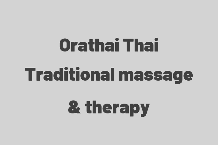 Orathai Thai Traditional massage & therapy