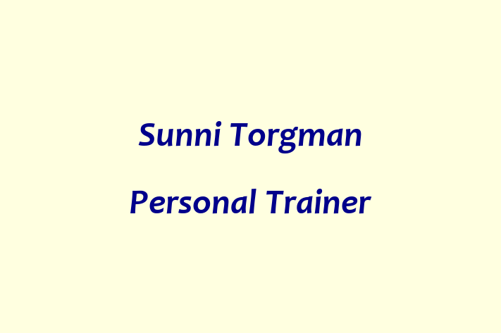 Sunni Torgman Personal Trainer