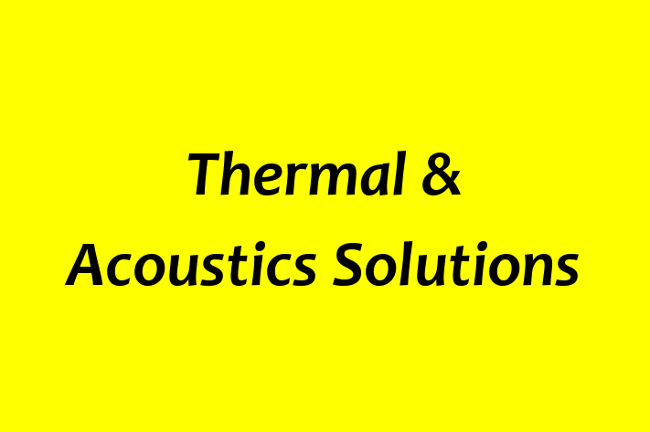 Thermal & Acoustics Solutions