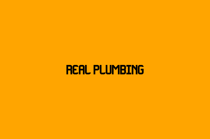 Real Plumbing