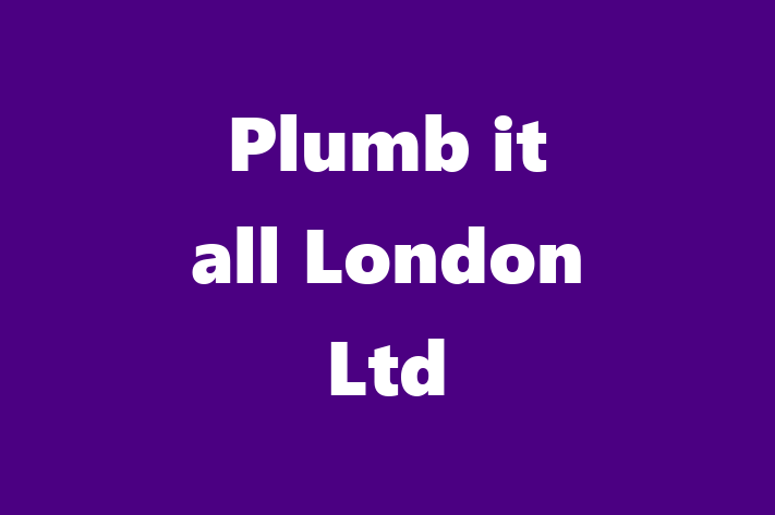 Plumb it all London Ltd