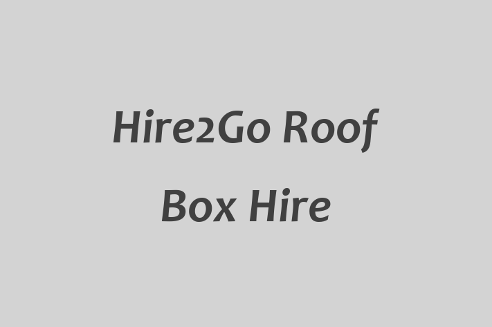 Hire2Go Roof Box Hire