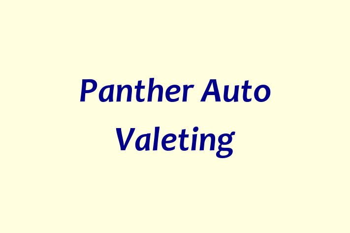 Panther Auto Valeting