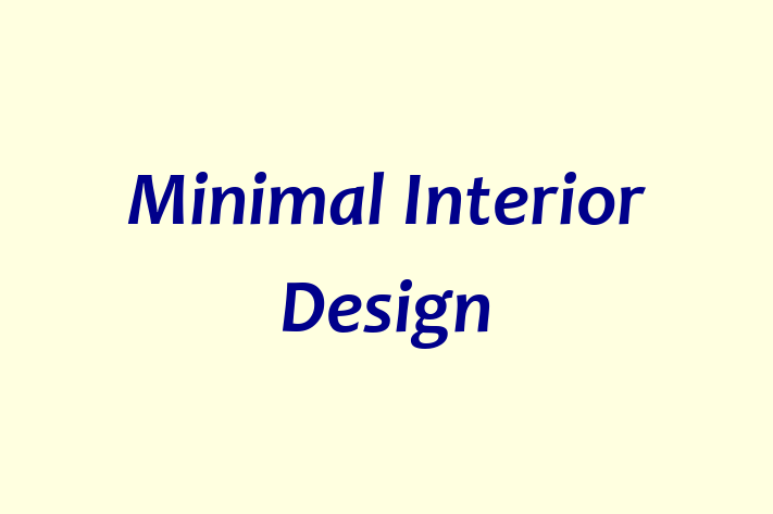 Minimal Interior Design