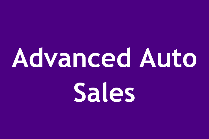 Advanced Auto Sales