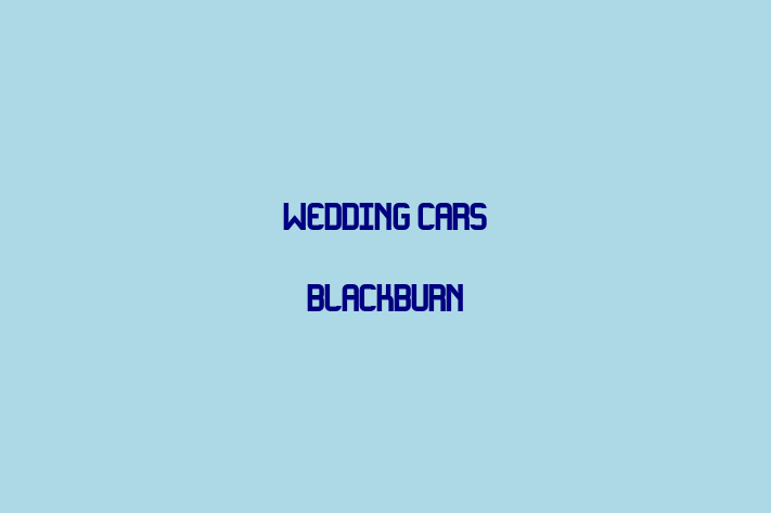 Wedding Cars Blackburn