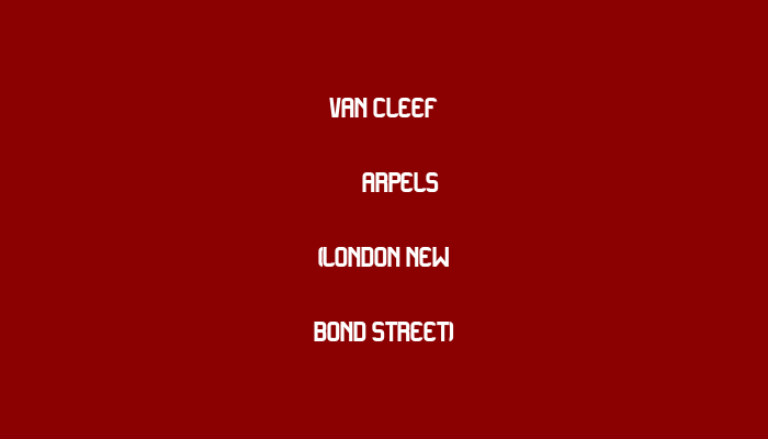 Van Cleef & Arpels (London  New Bond Street)