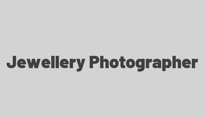 Jewellery Photographer