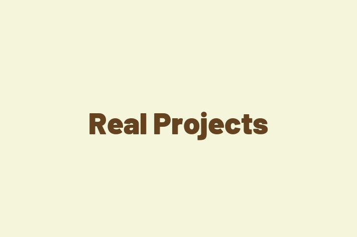 Real Projects