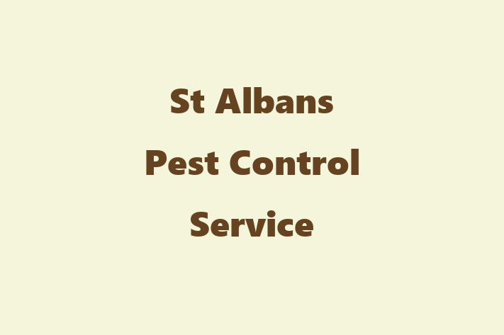 St Albans Pest Control Service