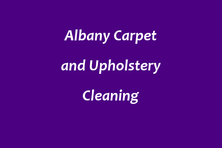 Albany Carpet and Upholstery Cleaning