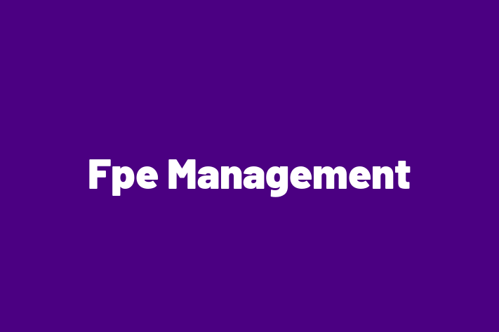 Fpe Management