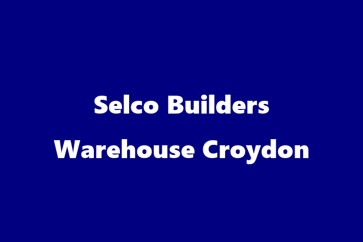 Selco Builders Warehouse Croydon