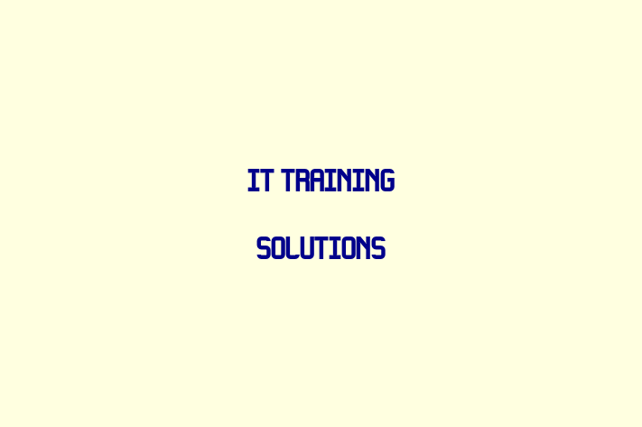 IT Training Solutions