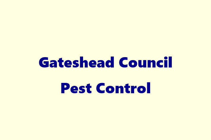 Gateshead Council Pest Control