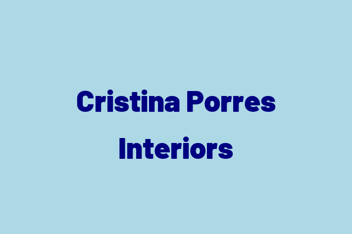 Cristina Porres Interiors