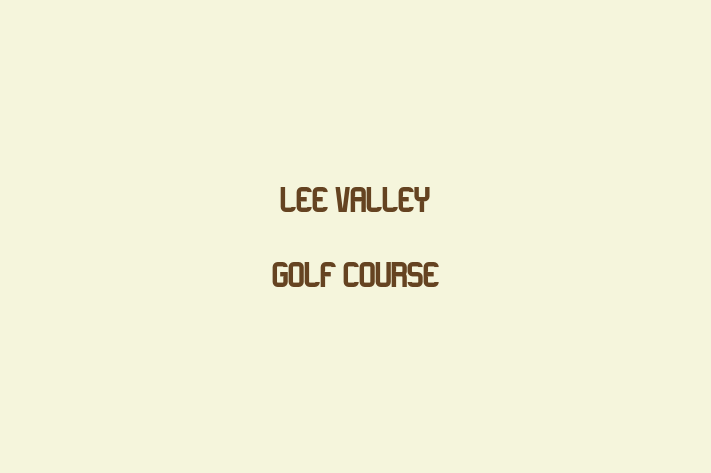 Lee Valley Golf Course