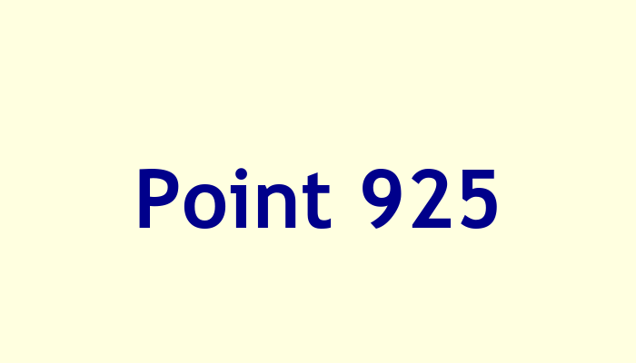 Point 925