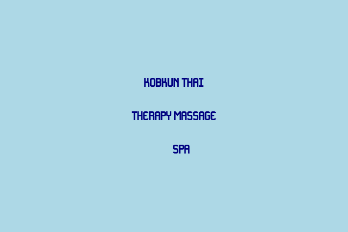 Kobkun Thai Therapy Massage & Spa