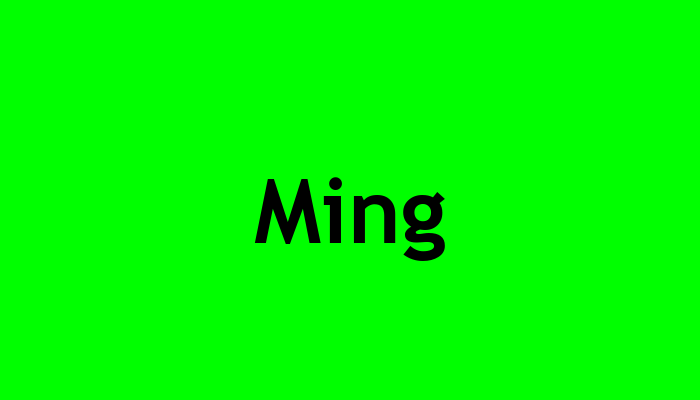 Ming