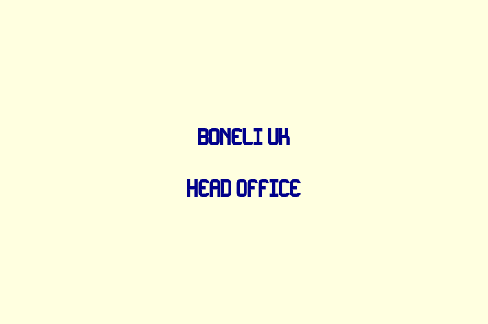 Boneli UK   Head Office