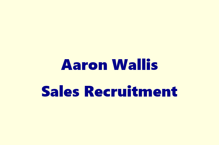 Aaron Wallis Sales Recruitment