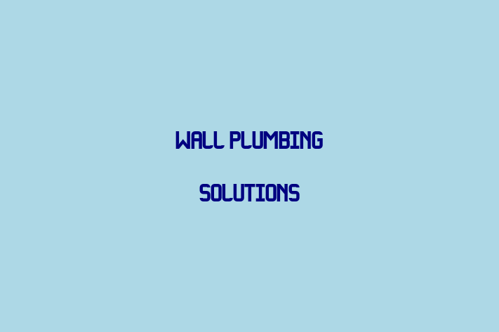 Wall plumbing solutions