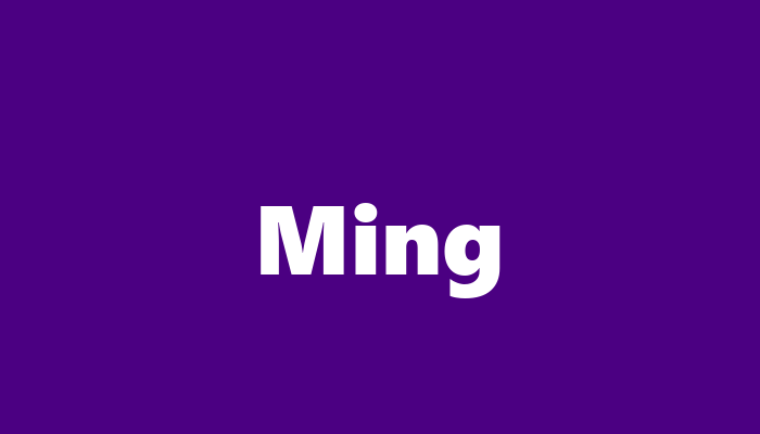 Ming