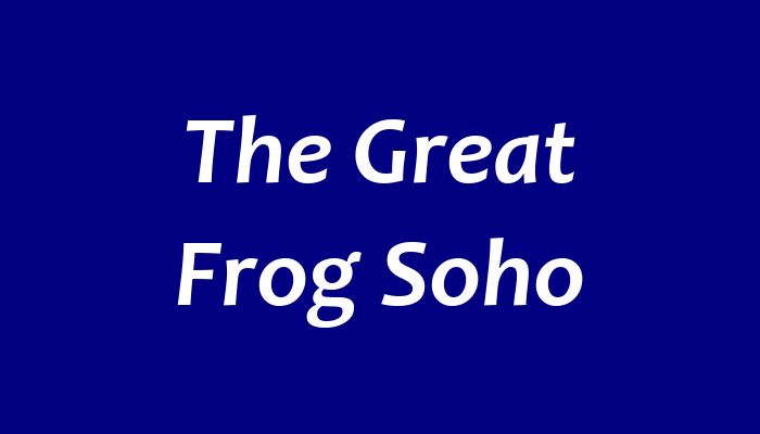 The Great Frog Soho