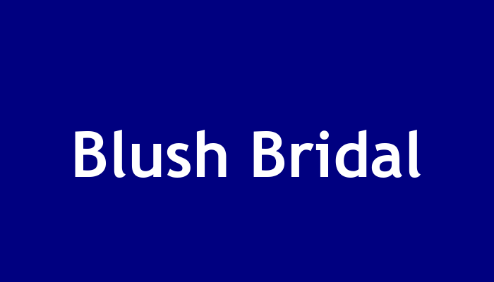 Blush Bridal