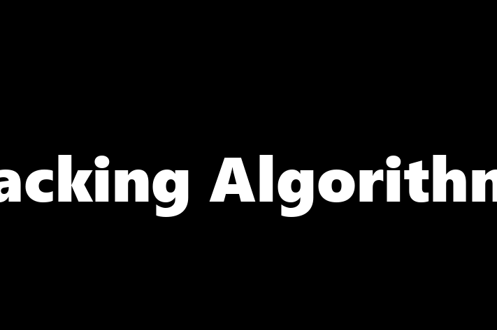 Hacking Algorithms