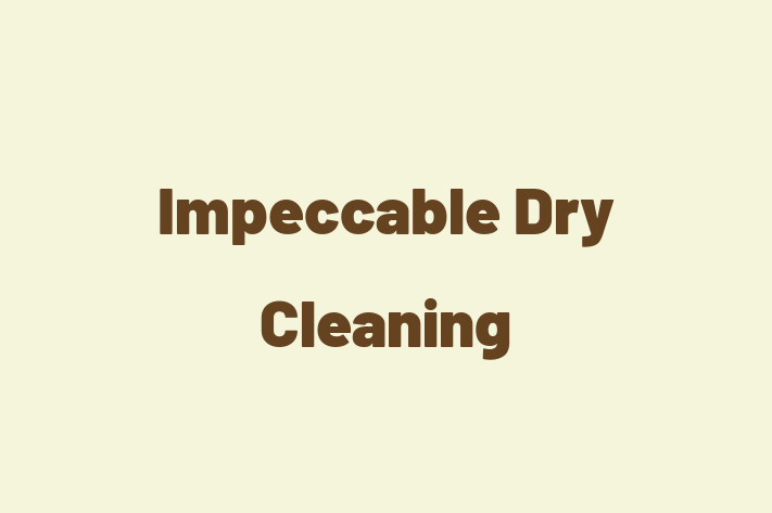 Impeccable Dry Cleaning