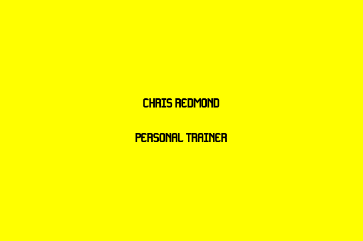 Chris Redmond Personal Trainer