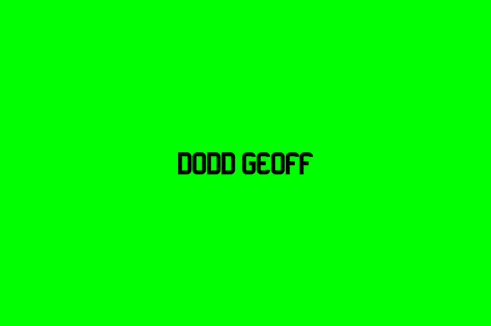 Dodd Geoff