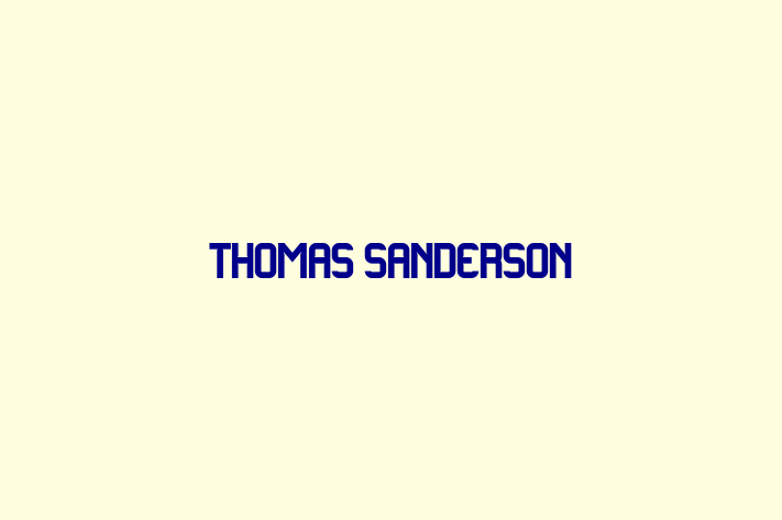 Thomas Sanderson