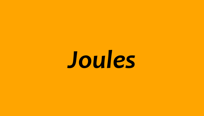 Joules